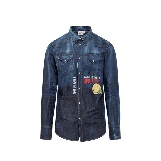 Dsquared² x Smiley Denim Shirt