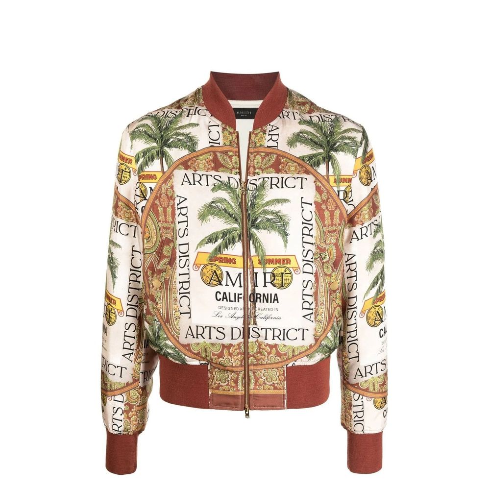 Amiri Printed Silk Jacket