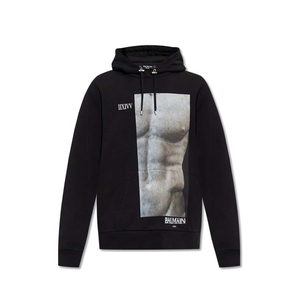 Balmain Cotton Hoodie Sweatshirt