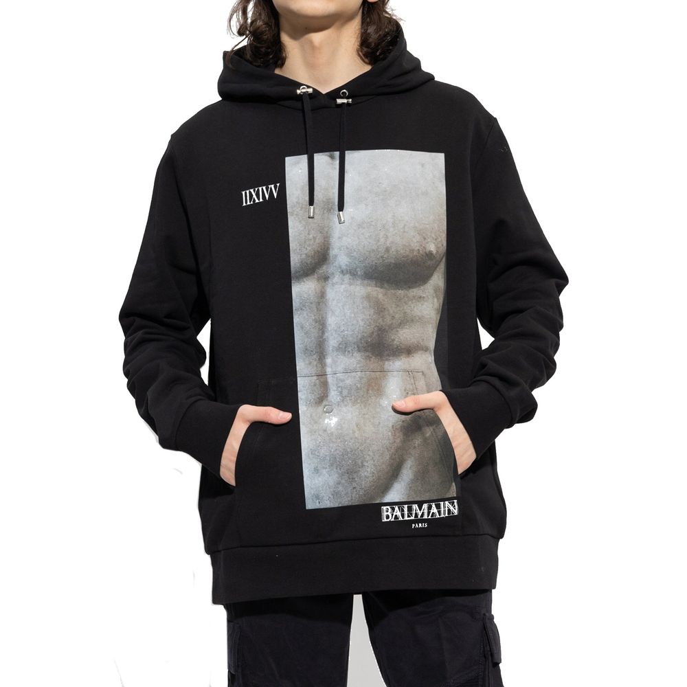 Balmain Cotton Hoodie Sweatshirt