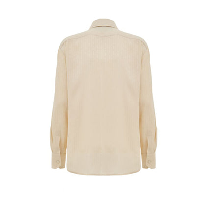 Gucci Beige Silk Shirt