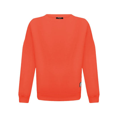 Balmain Orange Cotton Men Sweater