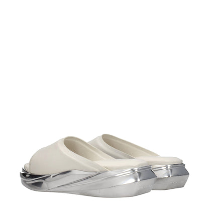Alyx Gray Leather Slippers Sandals