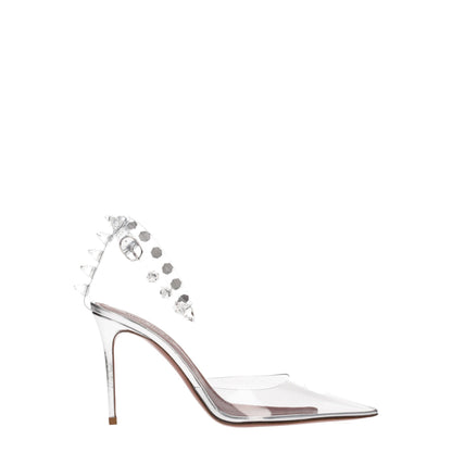 Amina Muaddi Transparent Pvc High Heel Pumps