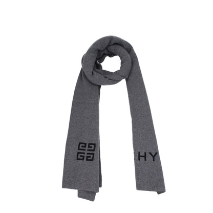 Givenchy Gray Wool Scarves
