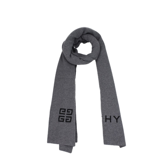 Givenchy Gray Wool Scarves