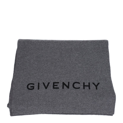 Givenchy Gray Wool Scarves
