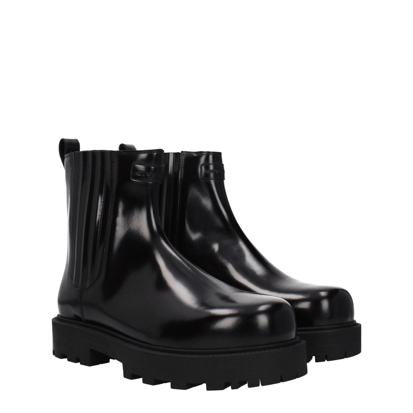 Givenchy Black Leather Ankle Boots