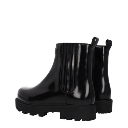 Givenchy Black Leather Ankle Boots