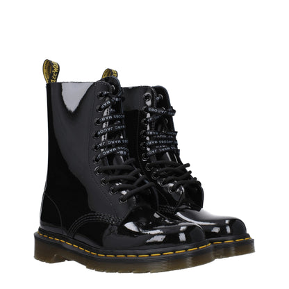 Dr. Martens Black Leather Ankle Boots