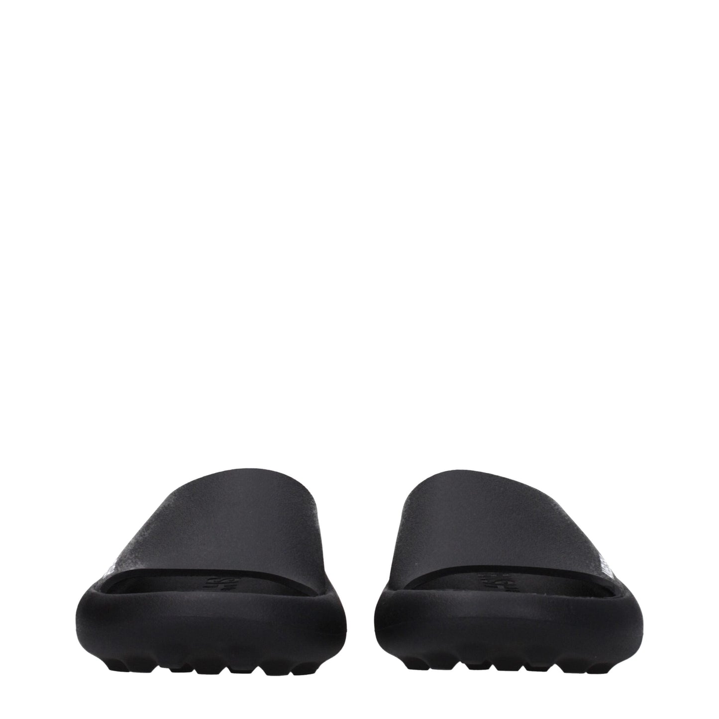 Ambush Black Cotton Slippers Sandals