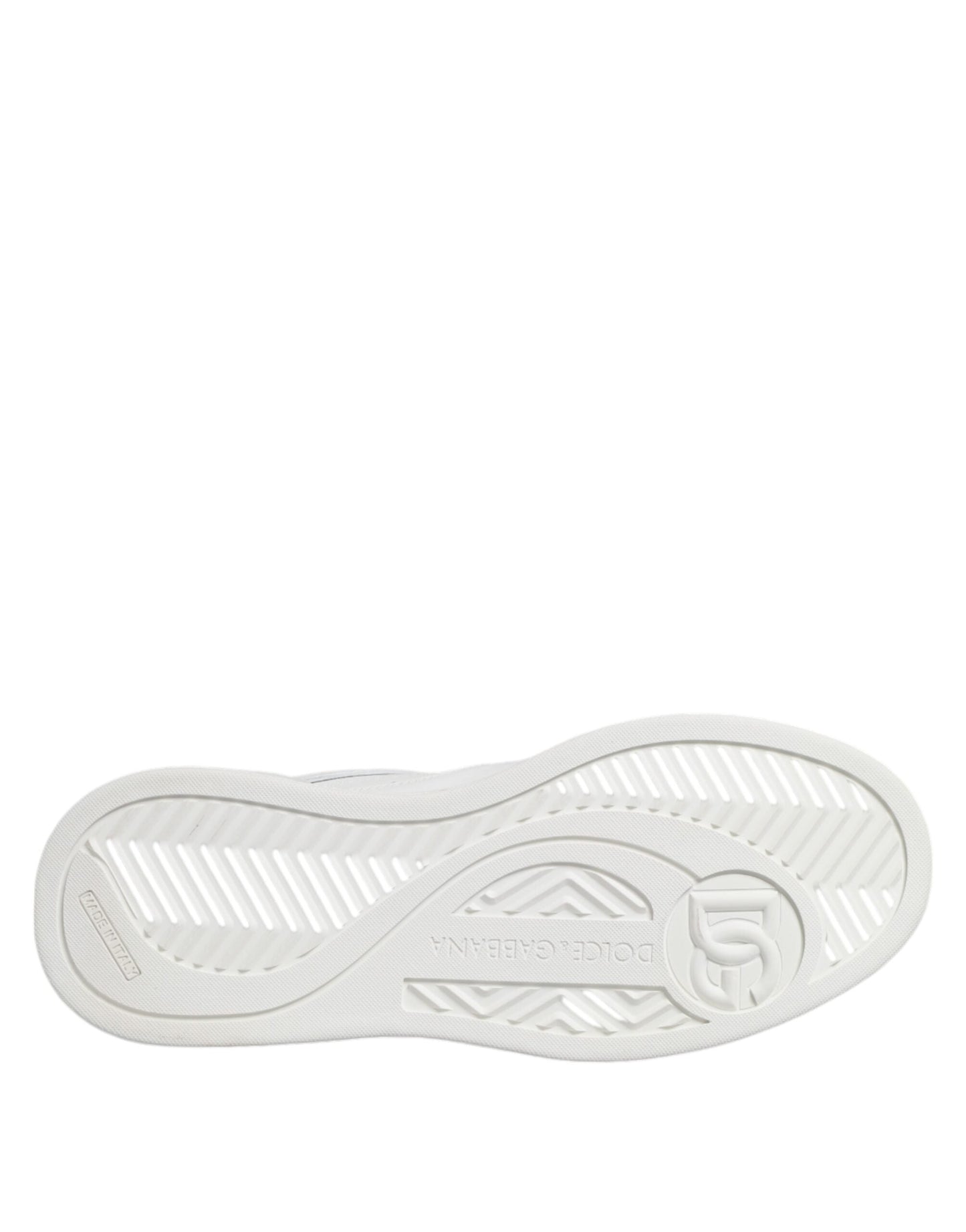 Dolce & Gabbana White Miami Leather Low Top Sneakers Shoes