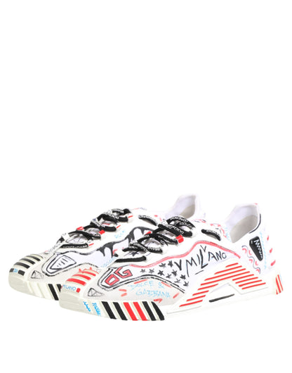 Dolce & Gabbana Multicolor Low Top NS1 Men Sneakers Shoes