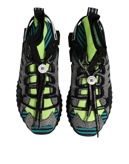 Dolce & Gabbana Multicolor Sorrento Socks Men Sneakers Shoes