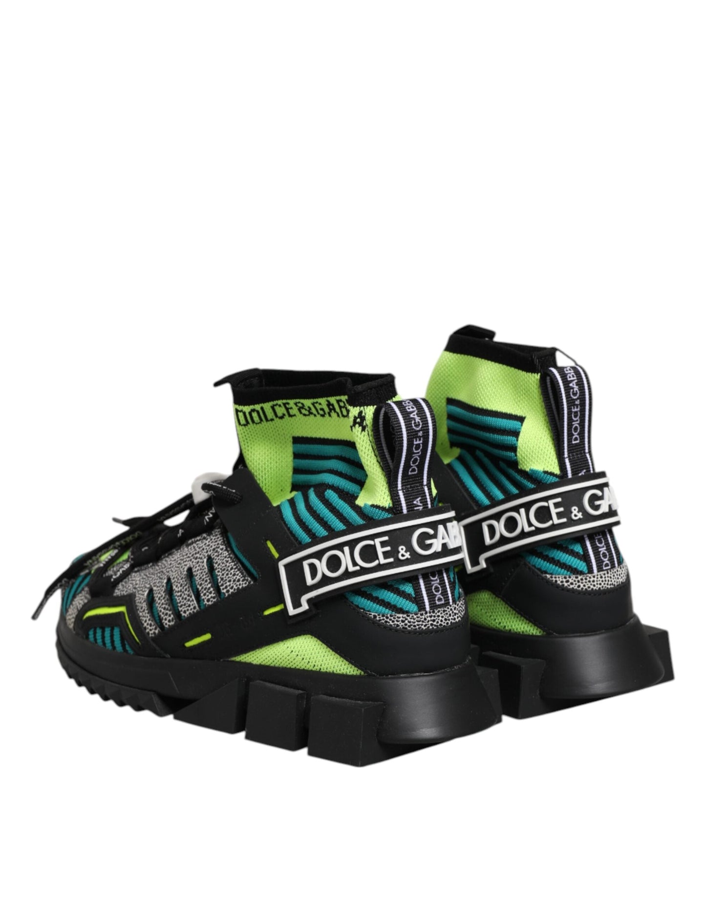 Dolce & Gabbana Multicolor Sorrento Socks Men Sneakers Shoes