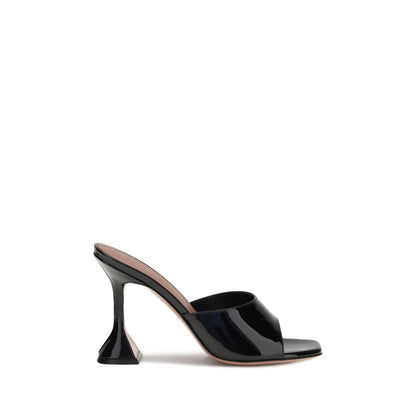Amina Muaddi Patent-leather Lupita Sandals
