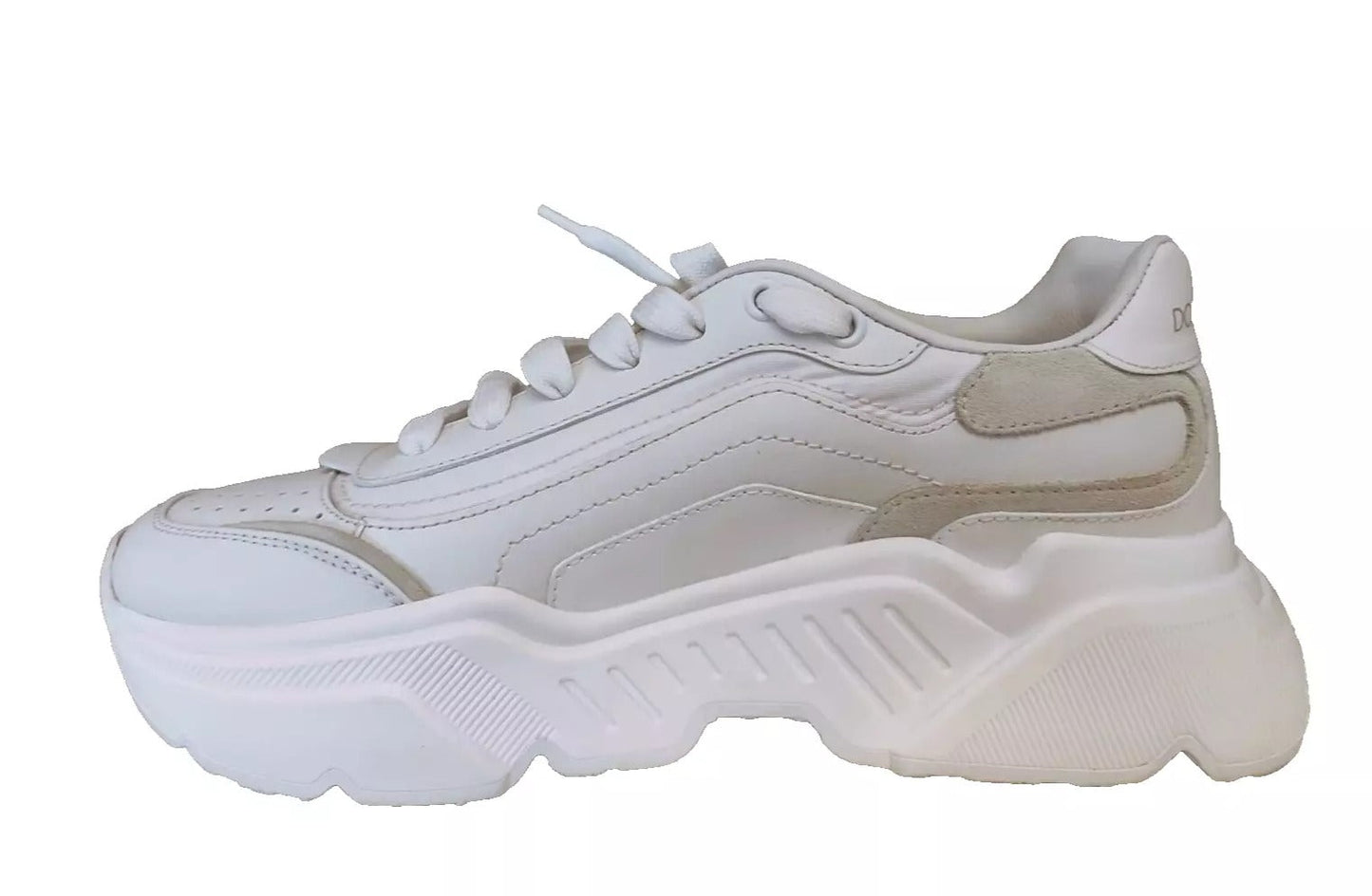 Dolce & Gabbana White Daymaster Low Top Mens Sneakers