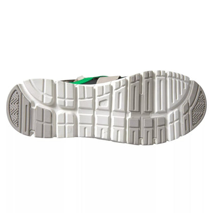 Dolce & Gabbana Sneakers Multicolor Leather Suede Shoes