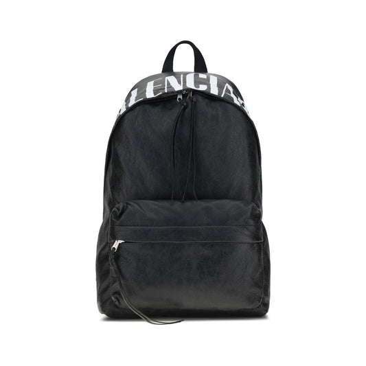 Balenciaga Crinkle Effect Backpack