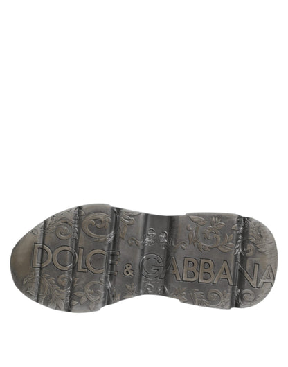 Dolce & Gabbana White Daymaster Leather Low Top Sneakers Shoes