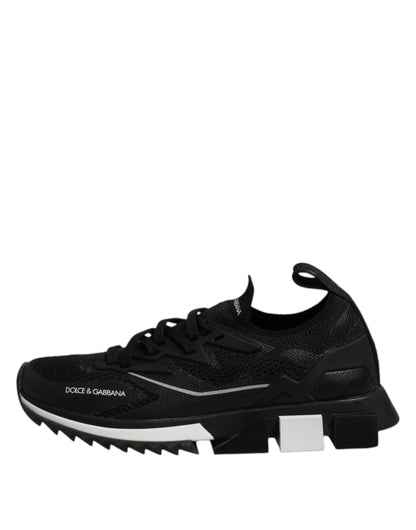Dolce & Gabbana Black SORRENTO Lace Up Men Sneakers Shoes