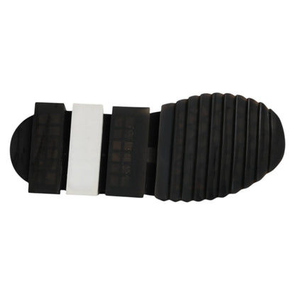 Dolce & Gabbana Black SORRENTO Lace Up Men Sneakers Shoes