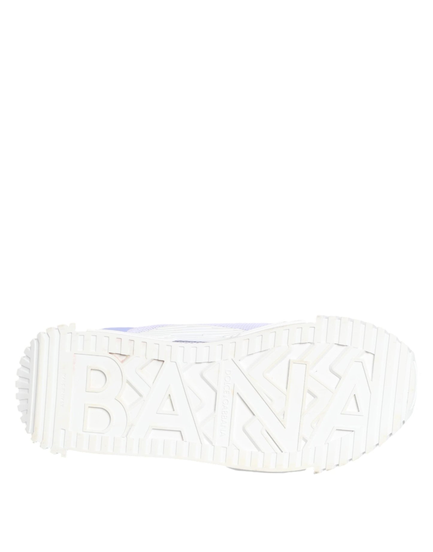 Dolce & Gabbana Purple White NS1 Lace Up Low Top Sneakers Shoes
