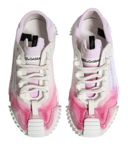 Dolce & Gabbana White NS1 Lace Up Low Top Sneakers Shoes