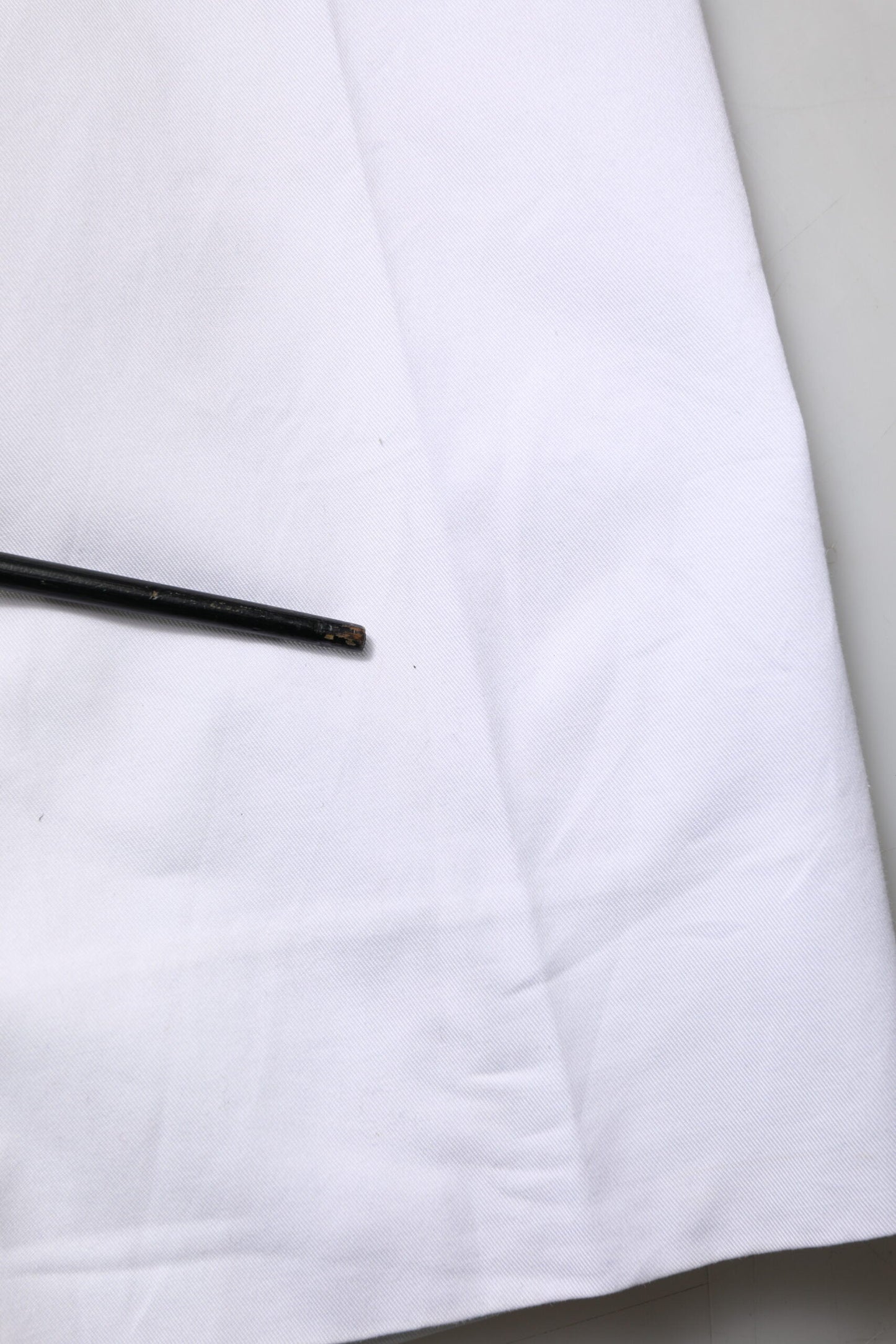 Dolce & Gabbana White Cotton Dress Slim Formal Trouser Pants