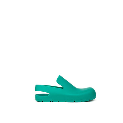 Bottega Veneta Green Cotton Slipper