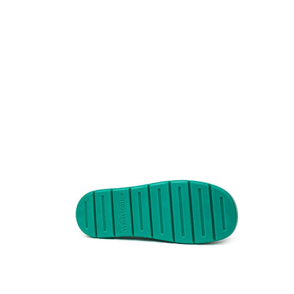 Bottega Veneta Green Cotton Slipper