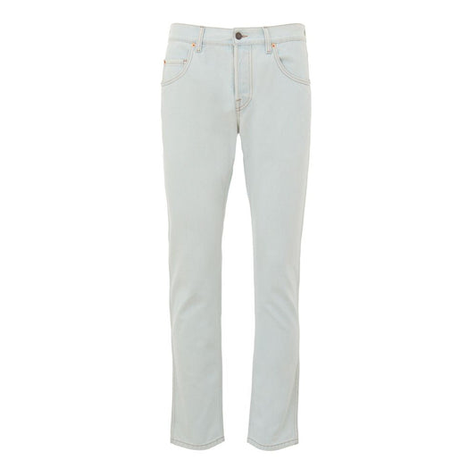 Gucci Blue Cotton Jeans Denim