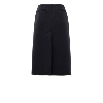 Gucci Black Wool Skirt