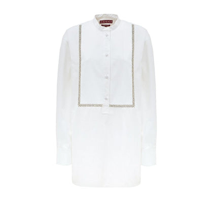 Gucci White Cotton Shirt