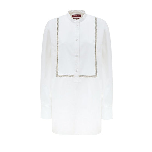 Gucci White Cotton Shirt