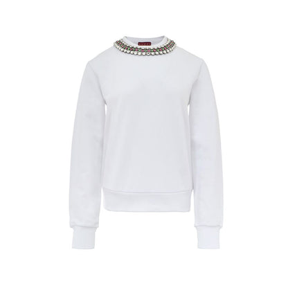 Gucci White Cotton Sweatshirt