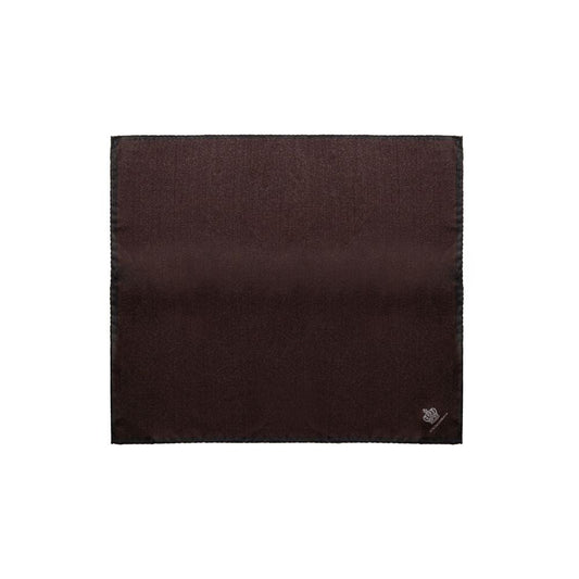 Dolce & Gabbana Brown Silk Pocket Square