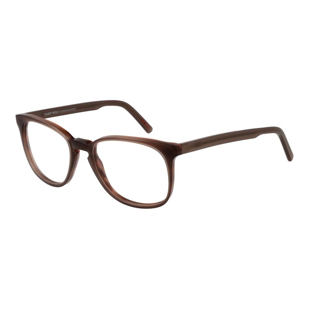 Andy Wolf Brown Unisex Glasses Frame
