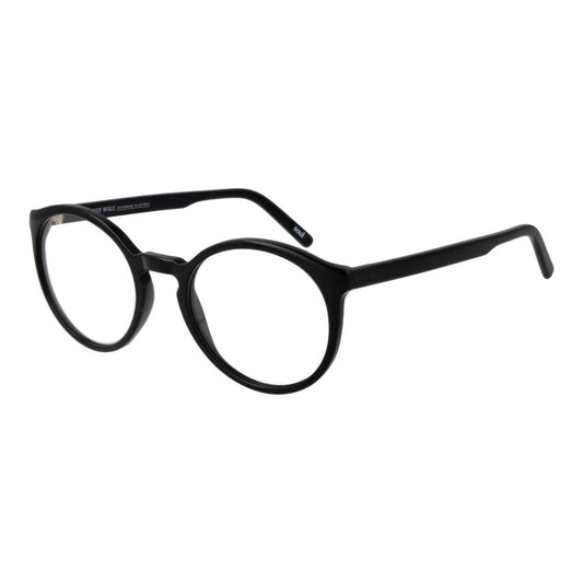 Andy Wolf Black Unisex Glasses Frame