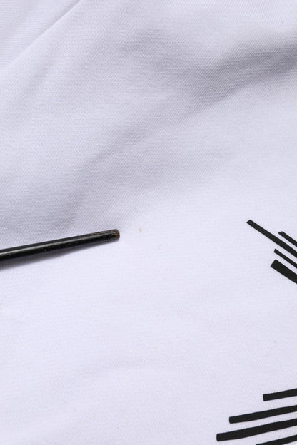 Dolce & Gabbana White Sacred Heart Hooded Sweatshirt Sweater