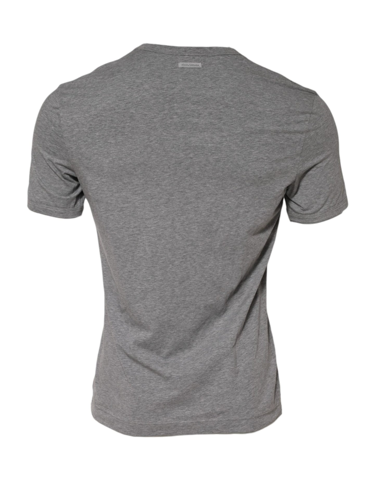 Dolce & Gabbana Gray Crew Neck Short Sleeves Underwear T-shirt