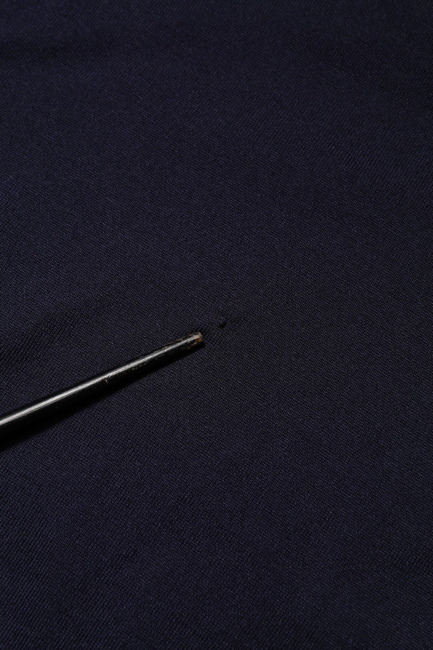 Dolce & Gabbana Dark Blue Silk Crew Neck Short Sleeves T-shirt