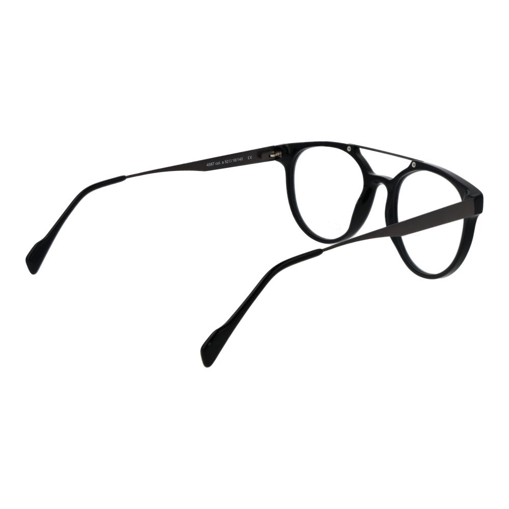 Andy Wolf Black Unisex Glasses Frame