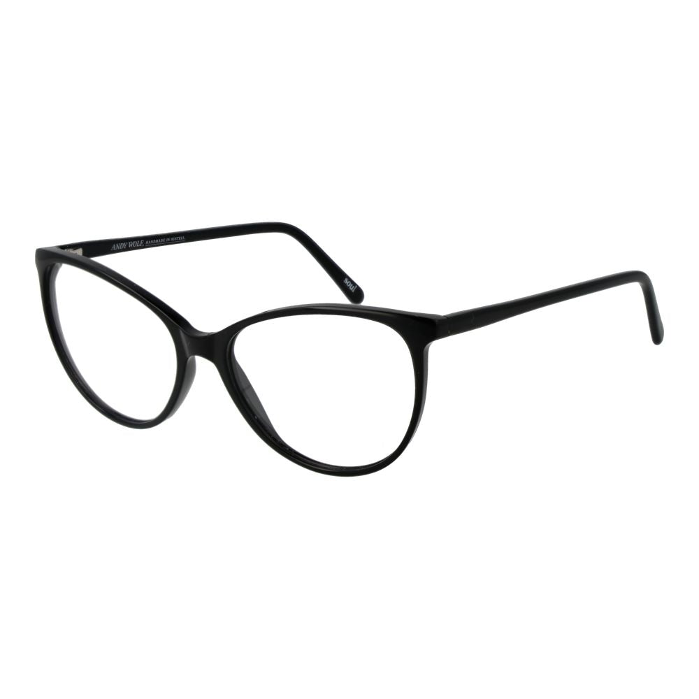 Andy Wolf Black Unisex Glasses Frame