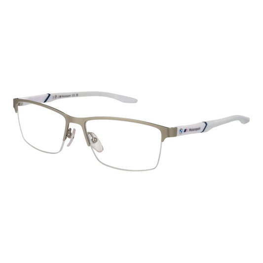 BMW Motorsport Silver Men Glasses Frame