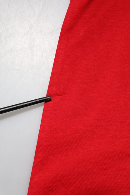 Dolce & Gabbana Red Cotton Crew Neck Short Sleeves T-shirt