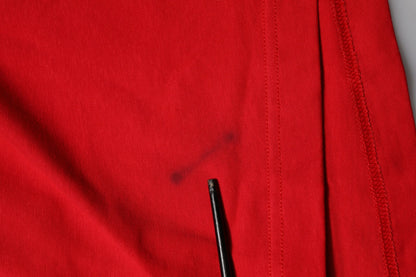 Dolce & Gabbana Red Cotton Short Sleeves Crew Neck Top T-shirt