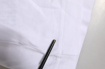 Dolce & Gabbana White Short Sleeves DG Logo Print Top T-shirt