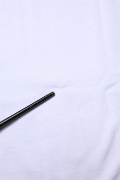 Dolce & Gabbana White Cotton Goodluck 2023 Crew Neck T-shirt