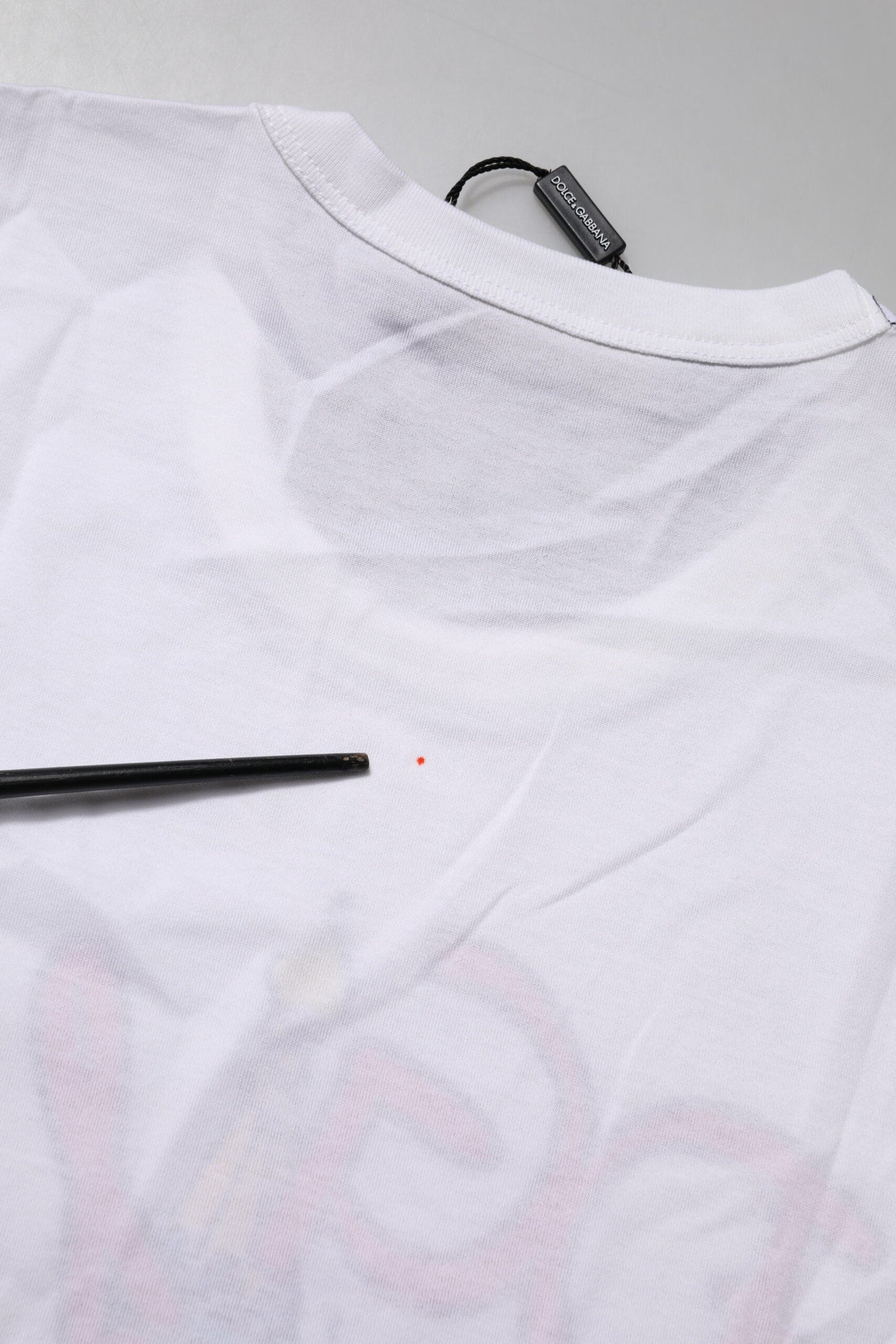 Dolce & Gabbana White DG Loves Moscow Crew Neck T-shirt